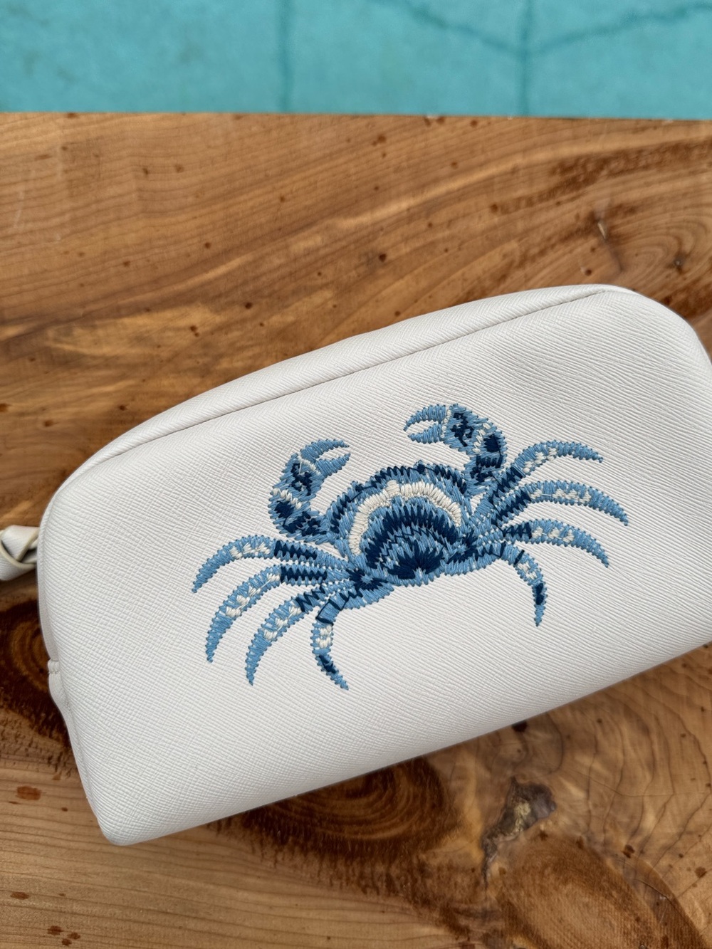 Spartina 449 Blue Crab Cosmetics Case